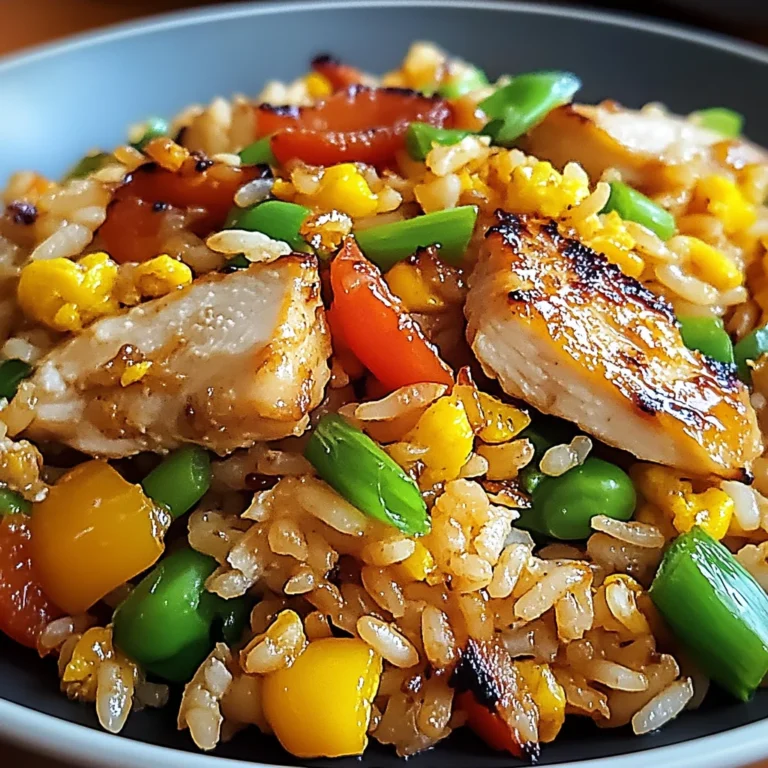 Bratreis mit Hähnchen
