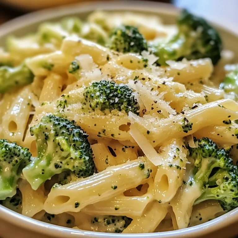 Brokkoli-Pasta mit cremiger Käsesoße