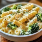 Brokkoli-Pasta mit cremiger Käsesoße