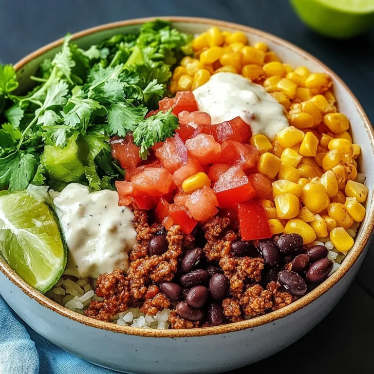 Burrito Bowl mit Rinderhack – Mexican Style