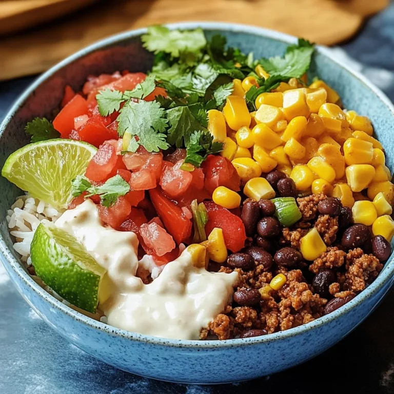 Burrito Bowl mit Rinderhack – Mexican Style