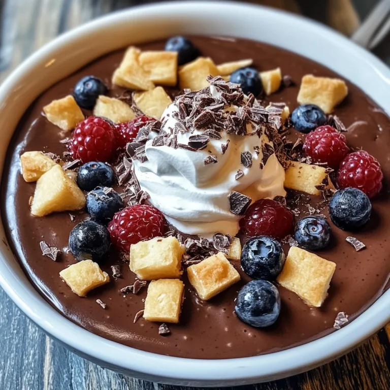 Cremiger Schokoladenpuddingbrei