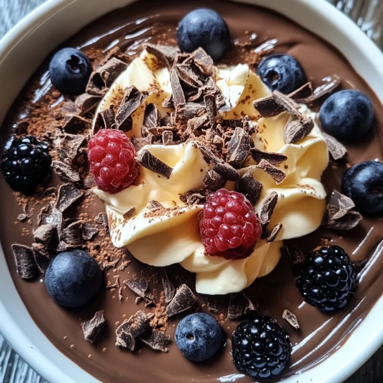 Cremiger Schokoladenpuddingbrei