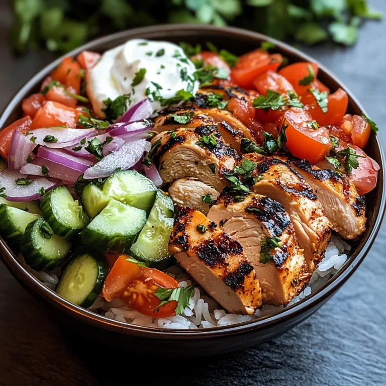Döner-Bowl mit Hähnchen