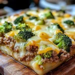 Fitness-Auflauf mit Brokkoli und Hackfleisch