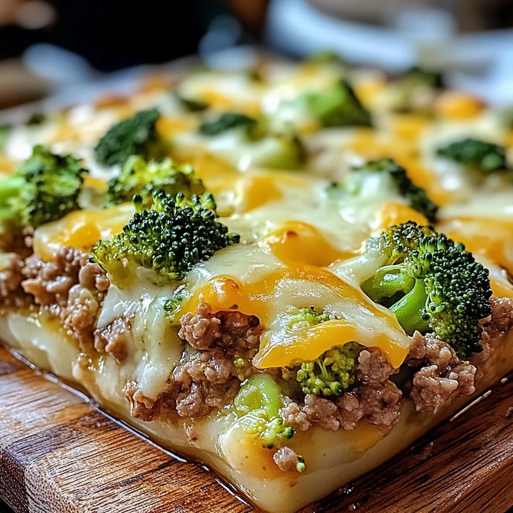 Fitness-Auflauf mit Brokkoli und Hackfleisch