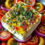 Gebackener Schafskäse nach griechischer Art
