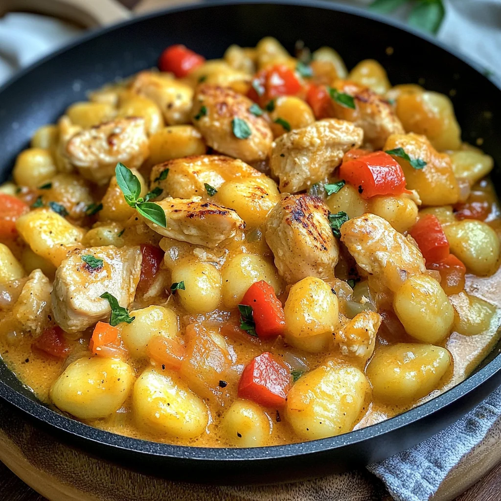 Gnocchi Pfanne mit Hähnchen