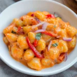 Gnocchi Rezept mit Paprika-Frischkäse-Soße