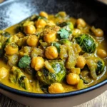 Rosenkohl-Curry mit Kichererbsen