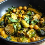 Rosenkohl-Curry mit Kichererbsen