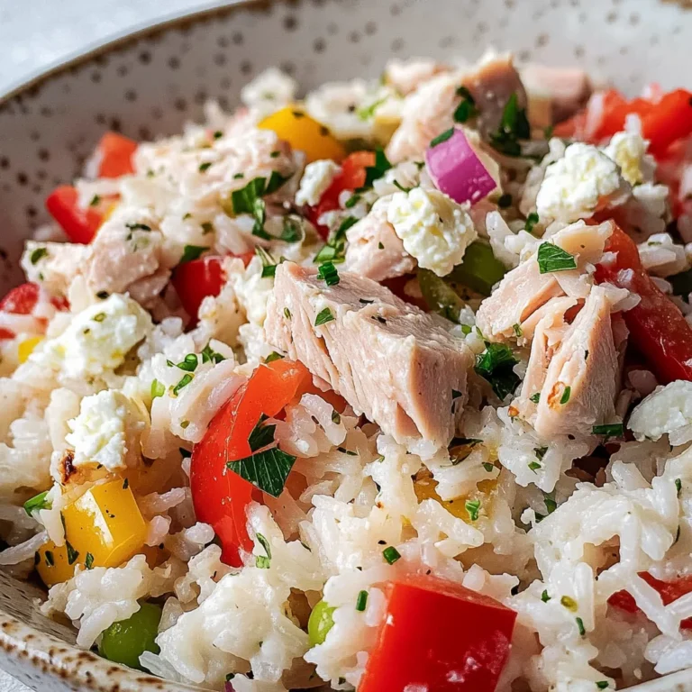 Schneller Reissalat mit Thunfisch & Paprika