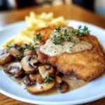 Traditionelles Deutsches Jägerschnitzel