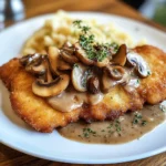 Traditionelles Deutsches Jägerschnitzel