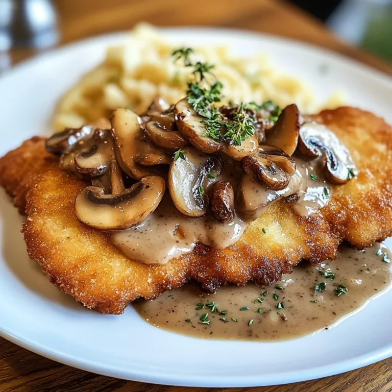 Traditionelles Deutsches Jägerschnitzel