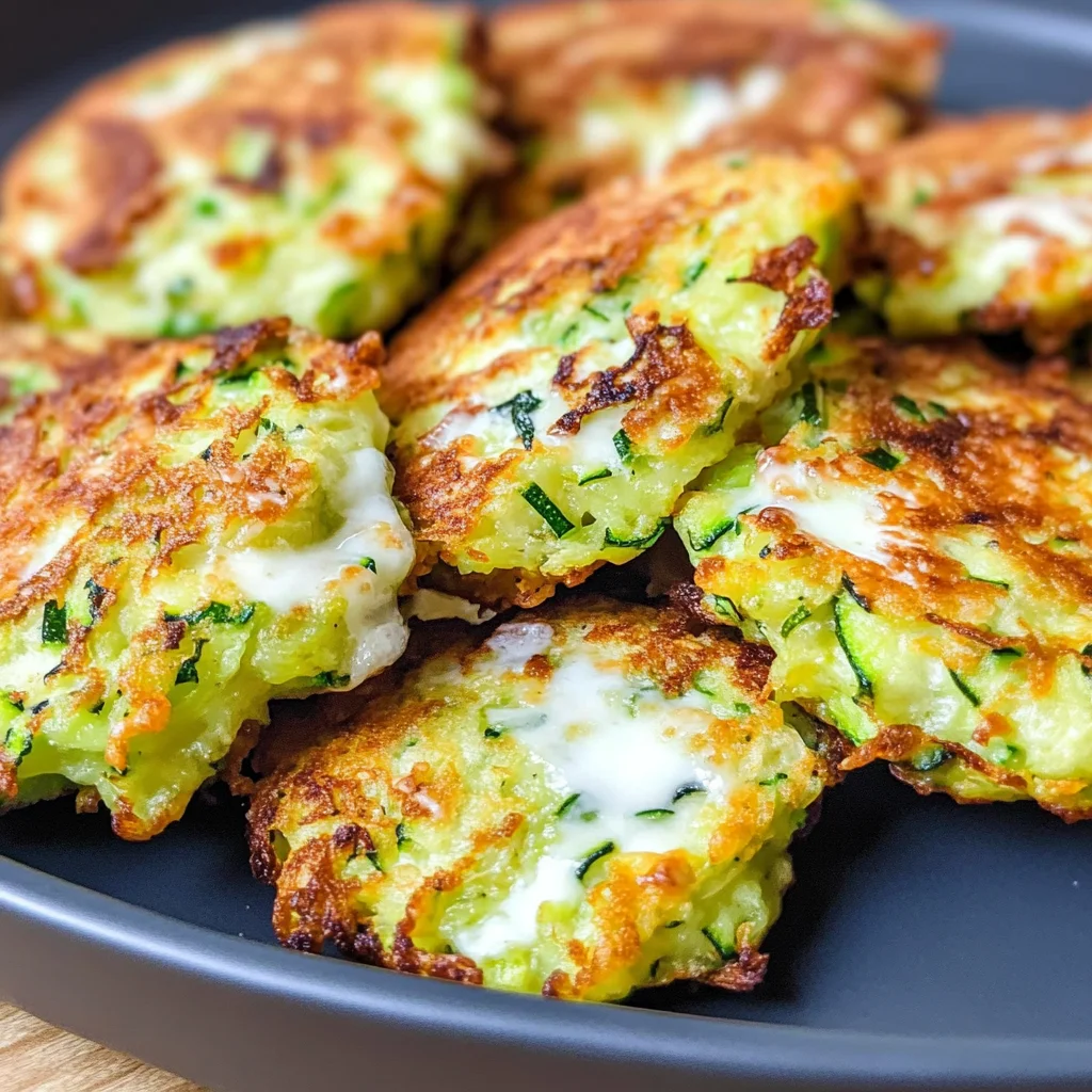 Zucchini Puffer – einfach & schnell