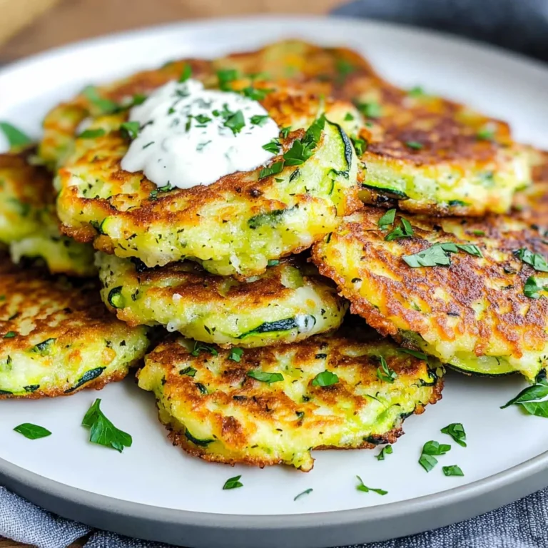 Zucchini Puffer – einfach & schnell
